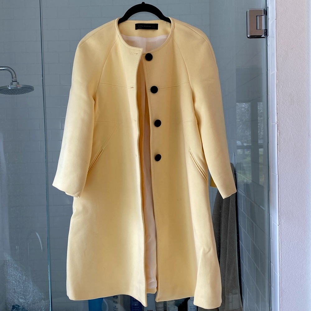 Yellow Zara jacket/coat